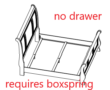 Cherry Bedframe, Dresser, Chest, Nightstand options