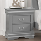 Gray Bedframe, Dresser, Chest, Nightstand options
