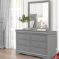 Gray Bedframe, Dresser, Chest, Nightstand options
