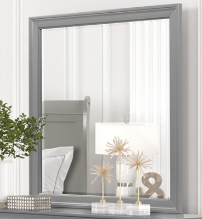 Gray Bedframe, Dresser, Chest, Nightstand options