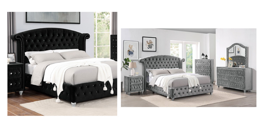 Glam Velvet Tufted Bedframe