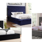 Velvet Tufted Modern Bedframe with Storage