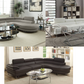 Luxury Faux Leather Sectional