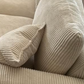 U Shape Corduroy Sectional