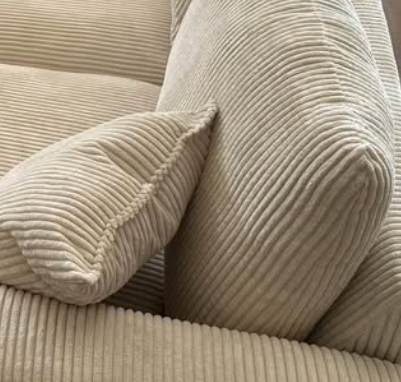 U Shape Corduroy Sectional