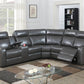 Gel Leatherett Reclining Sectional