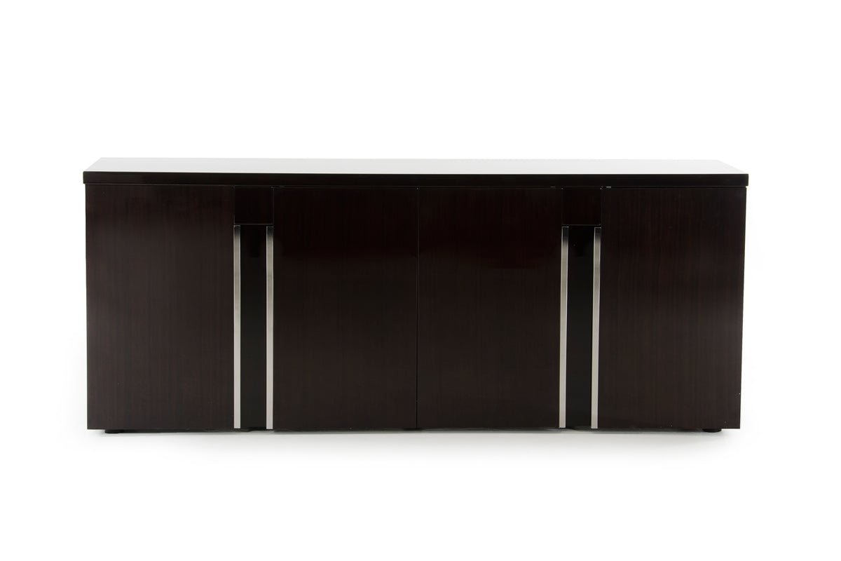 Modrest Christa Modern Ebony High Gloss Buffet