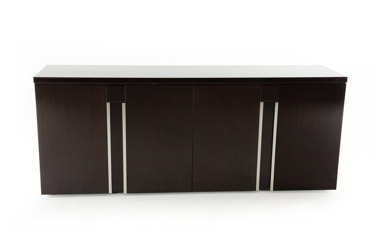 Modrest Christa Modern Ebony High Gloss Buffet