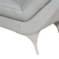 Divani Casa Graphite - Modern Grey Leather Left Facing Sectional Sofa
