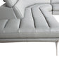 Divani Casa Graphite - Modern Grey Leather Left Facing Sectional Sofa