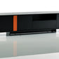 Modrest Vision - Modern Black Oak Floating TV Stand