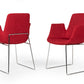 Modrest Altair Modern Red Fabric Dining Chair