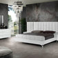 Nova Domus Angela - Italian Modern White Eco Leather Bed