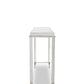 Modrest Agar Modern Glass & Stainless Steel Console Table