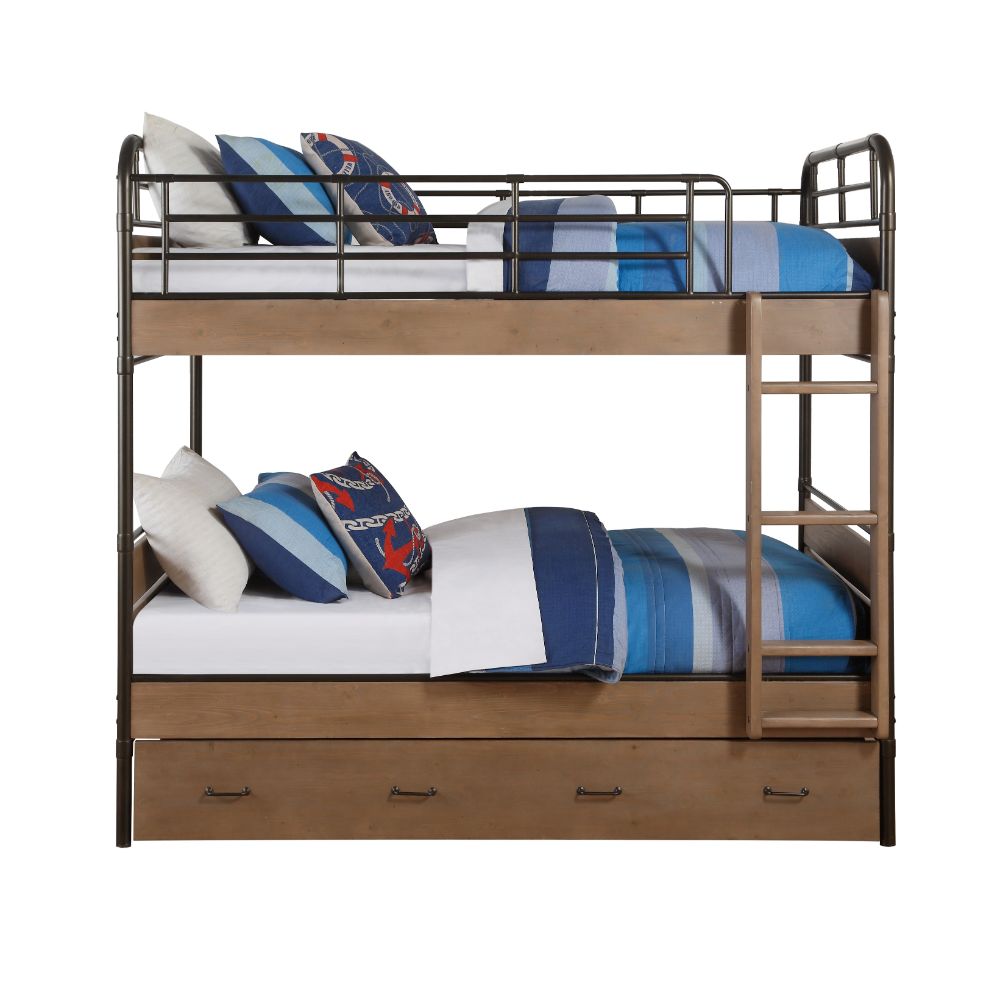 Adams Twin/Twin Bunk Bed & Trundle