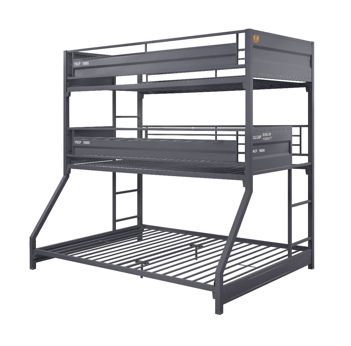 Cargo Twin/Twin/Full Triple Bunk Bed