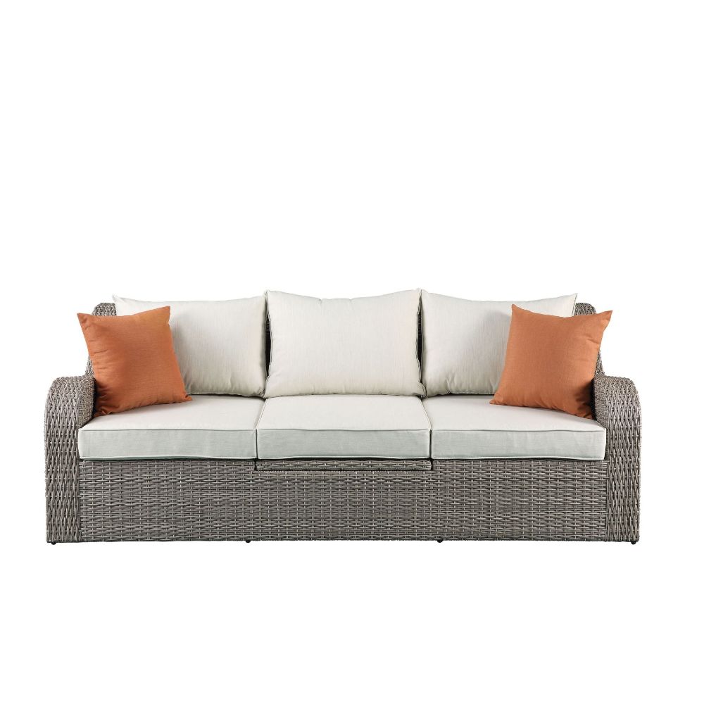 Salena Patio Sofa & Ottoman