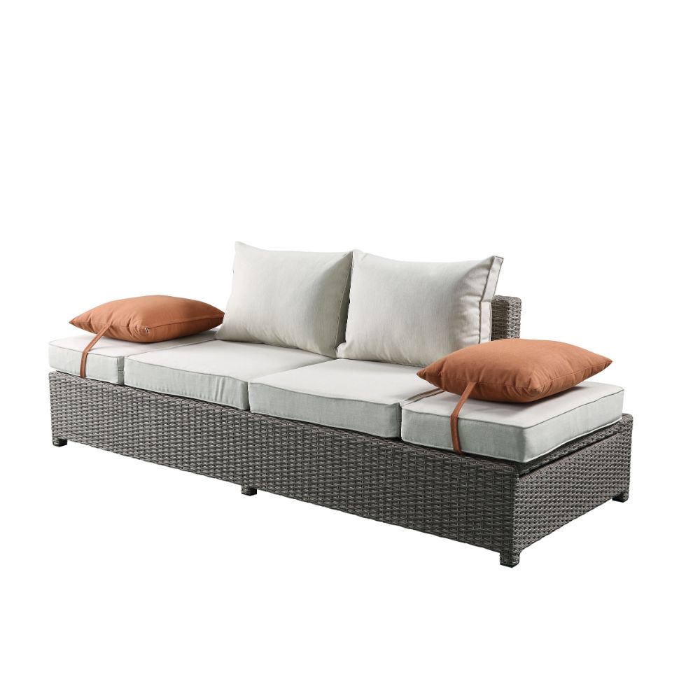 Salena Patio Sofa & Ottoman