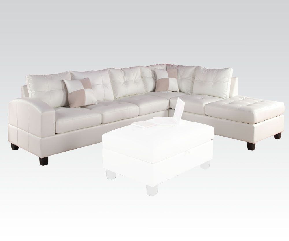 Kiva Reversible Sectional Sofa W/2 Pillows