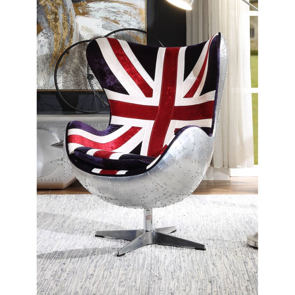 British Flag Accent Chair