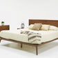 Modrest Carmen Mid-Century Modern Walnut Bed