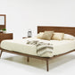 Modrest Carmen Mid-Century Modern Walnut Bed