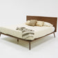 Modrest Carmen Mid-Century Modern Walnut Bed