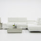 Divani Casa Myst Mini - Modern White Eco-Leather Right Facing Sectional Sofa