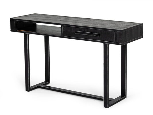 Modrest Hardy Modern Black Acacia Console Table