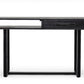 Modrest Hardy Modern Black Acacia Console Table