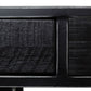Modrest Hardy Modern Black Acacia Console Table