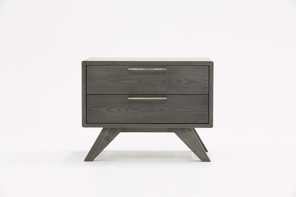 Nova Domus Soria Modern Grey Wash Nightstand