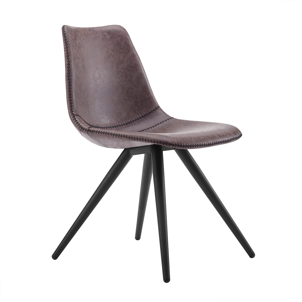 Modrest Condor - Modern Brown Dining Chair (Set of 2)