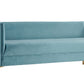 Divani Casa Putnum Modern Teal Velvet Sofa