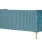 Divani Casa Putnum Modern Teal Velvet Sofa