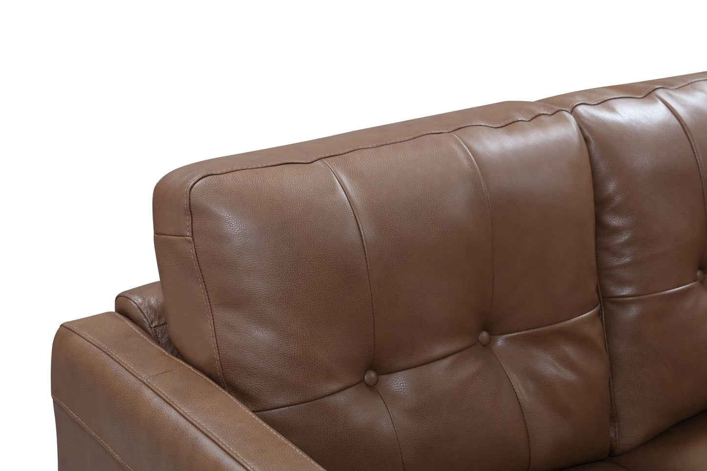 Divani Casa Lyman - Modern Brown Sofa