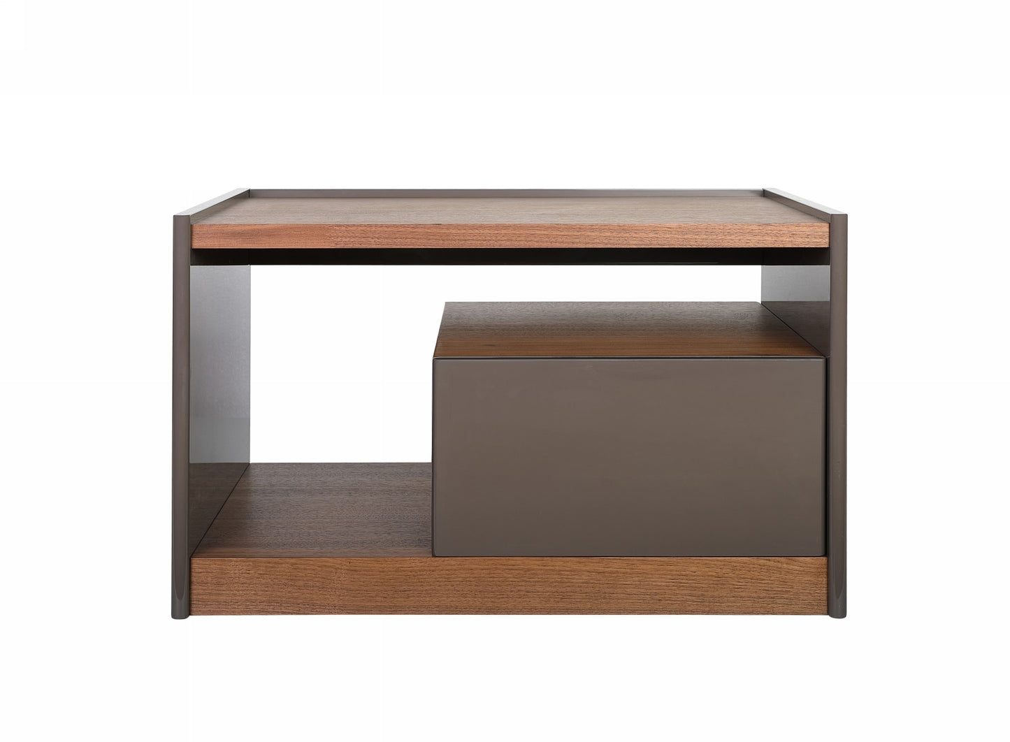 Modrest Tara - Modern Walnut Nightstand