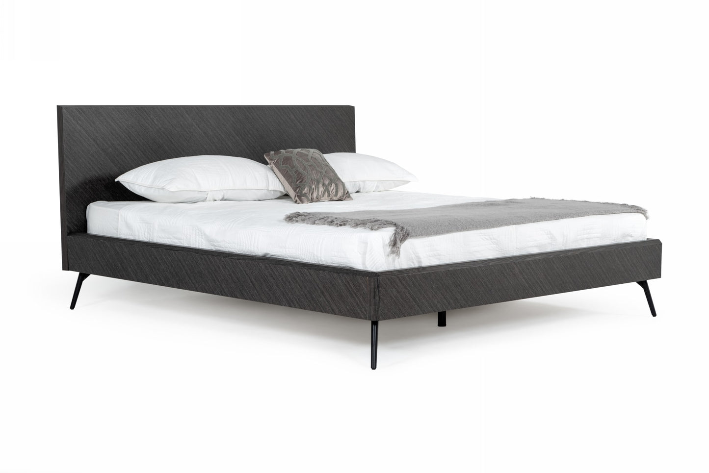 Modrest Gaige - Modern Grey Elm Bed