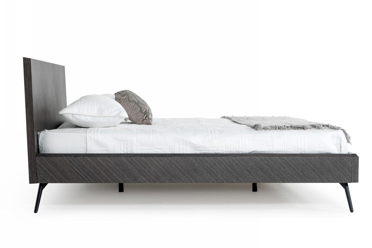 Modrest Gaige - Modern Grey Elm Bed