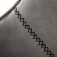 Modrest Jane - Modern Grey Eco-Leather Bar Stool (Set of 2)