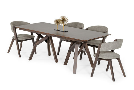 Modrest Grover - Modern Dark Wenge Dining Table