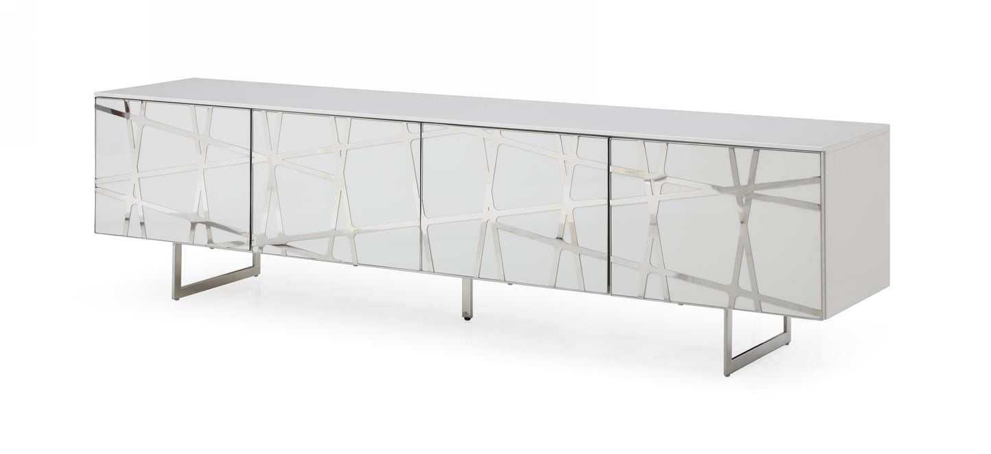 Modrest Kilson - Modern White TV Stand