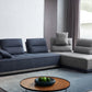 Divani Casa Glendale - Modern Blue + Grey Fabric Modular Sectional Sofa