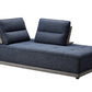 Divani Casa Glendale - Modern Blue + Grey Fabric Modular Sectional Sofa