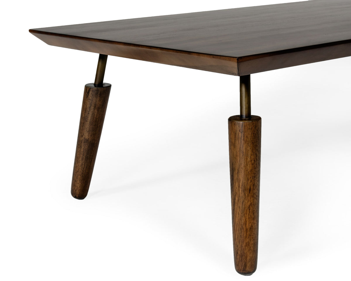 Modrest Sebring - Mid-Century Modern Acacia Coffee Table
