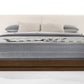 Modrest Tokyo - Contemporary Walnut and White Platform Bed