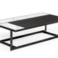 Modrest Fargo - Modern Ceramic & Grey Walnut Coffee Table