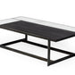 Modrest Fargo - Modern Ceramic & Grey Walnut Coffee Table
