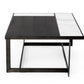 Modrest Fargo - Modern Ceramic & Grey Walnut Coffee Table