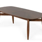 Modrest Ackley - Modern Walnut Rectangular Dining Table